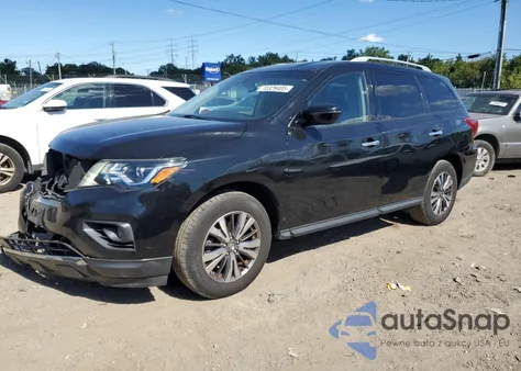2018 Nissan Pathfinder S z USA, uszkodzony, nr VIN 5N1DR2MM9JC632832